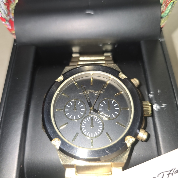 Ed Hardy Gold and Black Watch, Brand New in Box! - Picture 4 of 9